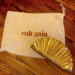 Cult Gaia Nala Mini Clutch / Gold